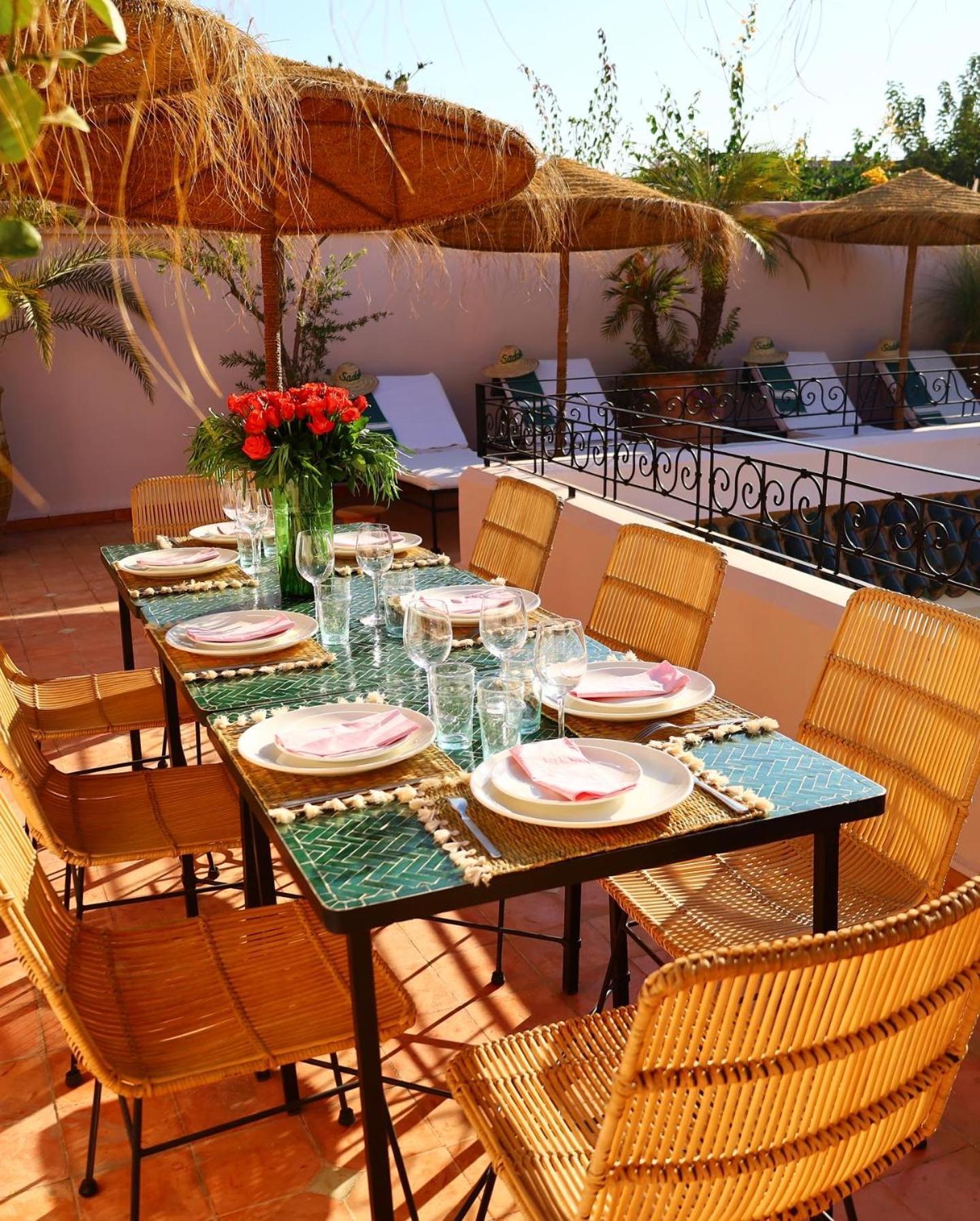 Riad Prive Sadaka Bassin Rooftop Марракеш Екстер'єр фото